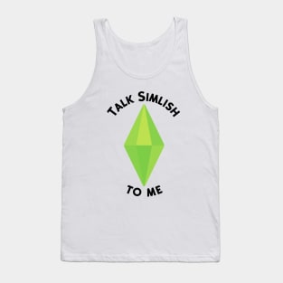 Talk Simlish to me Tank Top